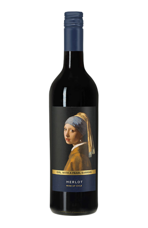 Vermeer The Girl with a Pearl Earring Merlot